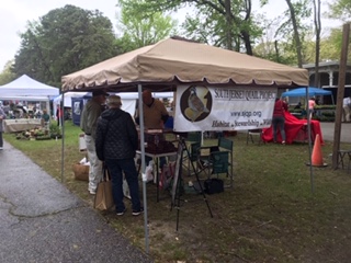 SJQP tent at the Eco fair.